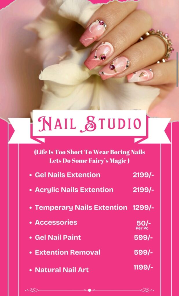 studio services pricelist